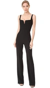 Galvan Signature Corset Jumpsuit In Black