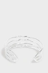 MONICA VINADER Riva Diamond Hero Wave Cuff,SS-CF-RIHW-DIA