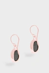 Monica Vinader Siren Semiprecious Stone Drop Earrings In Black