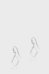 Monica Vinader 'riva' Diamond Hoop Drop Earrings In Clear