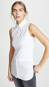 SKINNYSHIRT SLEEVELESS SHIRT WITH TAILS