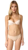 TIMPA DUET LACE HALF CUP PADDED BRA BEIGE,TIMPA30006