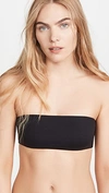 TOP SECRET TINY TUBE BANDEAU BRA BLACK,TOPSS20018