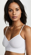 Yummie Audrey Comfortably Fit Seamless Bralette In White