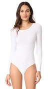 YUMMIE Long Sleeve Thong Bodysuit,YUMMI30125