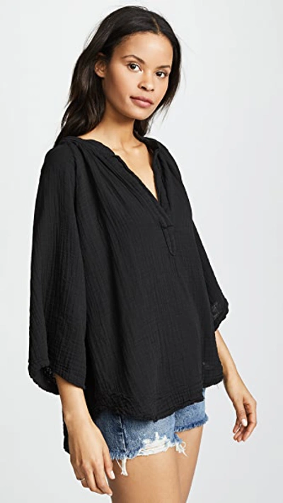 9seed Marrakesh Cover Up Top In Black