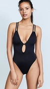 Peixoto Isla One-piece Swimsuit In Black