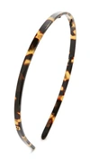 ALEXANDRE DE PARIS THIN HEADBAND TOKYO TORTOISE ONE SIZE,APARI30012