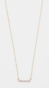 ADINA REYTER 14K GOLD PAVE BAR NECKLACE,ADINA20081