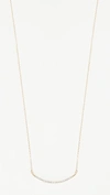 ADINA REYTER 14k Gold Large Pave Curve Necklace,ADINA20093