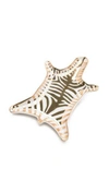 Jonathan Adler Metallic Zebra Dish In Gold