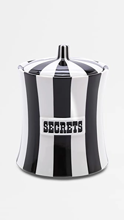 Jonathan Adler Secrets Canister In Black