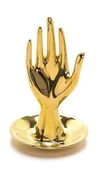 Jonathan Adler Hand Ring Holder In Brass
