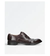 OFFICINE CREATIVE ANATOMIA LACELESS LEATHER DERBY SHOES