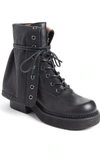 See By Chloé See By Chloe Katerina Foldover Combat Boot In Black