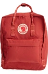 Fjall Raven 'kånken' Water Resistant Backpack In Red