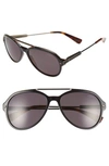 LANVIN 57MM AVIATOR SUNGLASSES,MSLN634V570U64