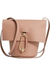 Zac Zac Posen Belay Leather Crossbody Bucket Bag In English Rose
