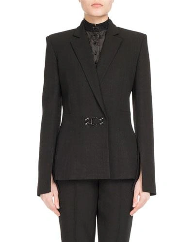 Olivier Theyskens Hook-front Notch-collar Jacket