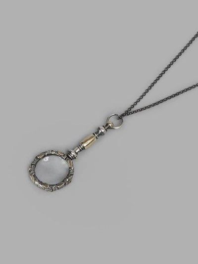 Ugo Cacciatori Silver Magnifier Pendant Necklace