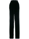 THEORY THEORY HIGH-WAISTED FLARED TROUSERS - BLACK,H090621012454807