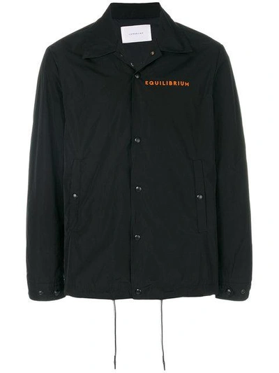 Low Brand Zipped Fitted Jacket