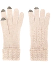 N•PEAL CABLE KNIT GLOVES,NPA102B12448468