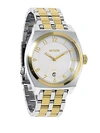 NIXON MONOPOLY TWO-TONE STAINLESS STEEL WATCH,0400096243730