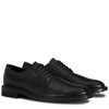 TOD'S BLACK LEATHER DERBY SHOES,8867116