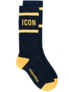 DSQUARED2 ICON SOCKS,DFV01041012299985