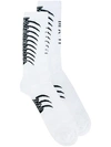 BEN TAVERNITI UNRAVEL PROJECT ribs intarsia socks,UMRA001F17043015011012177326