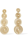 ROSANTICA SOFFIO GOLD-TONE EARRINGS