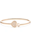 CHOPARD Happy Hearts 18-karat rose gold diamond cuff