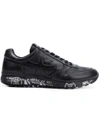 Premiata Classic Logo Sneakers In Black