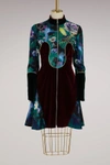 MARY KATRANTZOU FAYLINN EMBROIDERED VELVET DRESS,AW17 FD018/2