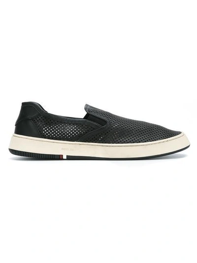 Osklen Leather Trainers In Black