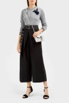 Proenza Schouler Cropped Wool-blend Twill Wide-leg Pants In Black
