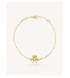 VAN CLEEF & ARPELS VAN CLEEF & ARPELS WOMENS YELLOW GOLD FRIVOLE YELLOW-GOLD AND DIAMOND BRACELET,80490876