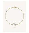VAN CLEEF & ARPELS VAN CLEEF & ARPELS WOMENS GOLD WOMENS YELLOW GOLD SWEET ALHAMBRA GOLD AND MOTHER-OF-PEARL BRACELET,77155559