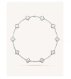 VAN CLEEF & ARPELS VAN CLEEF & ARPELS WOMENS WHITE GOLD VINTAGE ALHAMBRA GOLD AND MOTHER-OF-PEARL NECKLACE