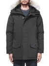 Canada Goose Langford Fusion Fit Coyote-fur Trim Parka In Graphite