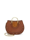 CHLOÉ Pixie Mini Round Leather Shoulder Bag