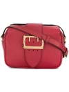 BURBERRY BURBERRY THE SMALL BUCKLE CROSSBODY BAG IN LEATHER - RED,405780012442911