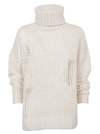 IRO IRO DISTRESSED KNITTED SWEATER,8892669