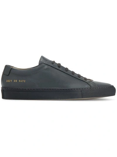 Common Projects Achilles Low Trainers In 7547 Black