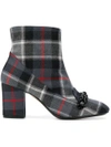 N°21 CHECK ANKLE BOOTS,857112447769