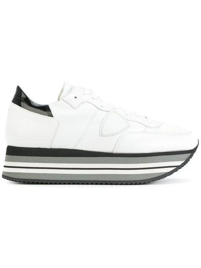 Philippe Model Eiffel Trainers In White