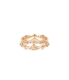 VIVIENNE WESTWOOD VIVIENNE WESTWOOD STERLING SILVER NOTTING HILL RING PINK GOLD SIZE XXS,8052645560243