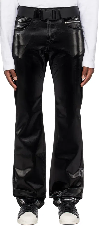 99% Is Black 'att1%tude' Always Glossy Trousers