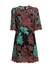 DOLCE & GABBANA FLORAL EMBROIDERED LACE DRESS,F66C2THLMN6 S8400